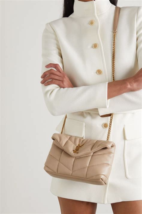 loulou ysl beige|loulou puffer leather crossbody bag.